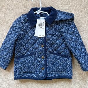 Ralph Lauren Blue Quilted Kids Jacket
